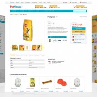 PetHouse: товары для животных, зоомагазин. Шаблон на Битрикс (рус. + англ.)