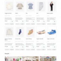 Детские товары. Адаптивный и композитный магазин.