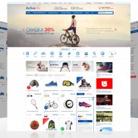 ActiveLife: cпортивные товары, все для активного отдыха. Интернет магазин (рус. + англ.)