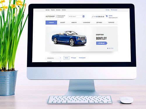 Шаблон авто интернет-магазина