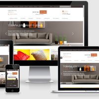 Товары для дома. Адаптивный и композитный магазин.