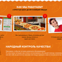 Интернет-магазин доставки суши и пиццы.