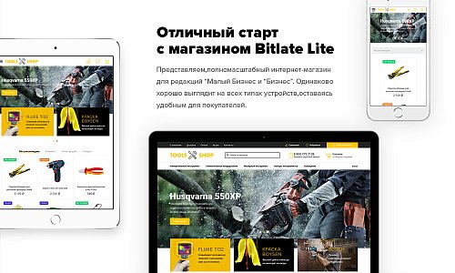 Bitlate. Интернет-магазин инструментов
