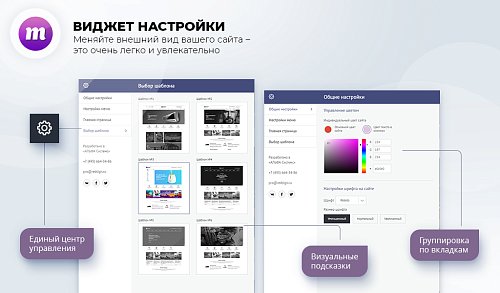 Master 2 в 1: корпоративный сайт + магазин