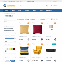 Мебель и товары для дома. Адаптивный интернет-магазин конструктор