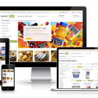 Продукты питания, товары повседневного спроса, бытовая химия (MarketPRO) (рус. + англ.)