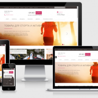 Спорттовары. Адаптивный и композитный магазин.