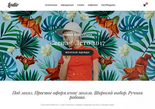 Интернет-магазин одежды и аксессуаров Lodio