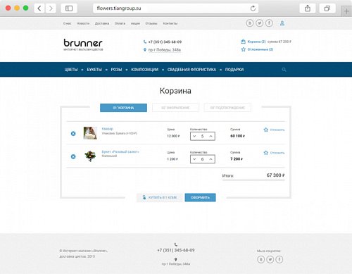 Мобильный город: Адаптивный интернет-магазин цветов. Доставка цветов, доставка букетов.