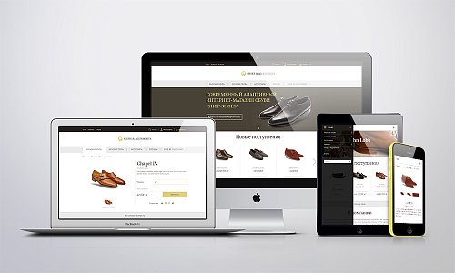 Современный адаптивный интернет-магазин обуви «Shop-Shoes»