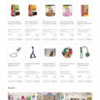 Зоотовары. Адаптивный и композитный магазин.