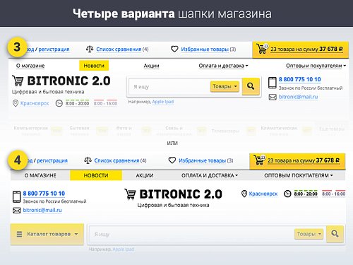 Битроник 2 — интернет-магазин электроники на Битрикс