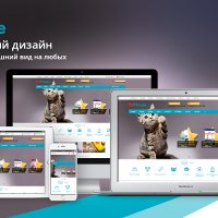 PetHouse: товары для животных, зоомагазин. Шаблон на Битрикс (рус. + англ.)