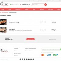 Доставка суши, роллов. Доставка еды. Sushimarket