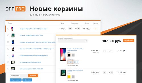 Профессиональный интернет магазин: Оптовая и розничная торговля (OptPRO): B2B и B2C